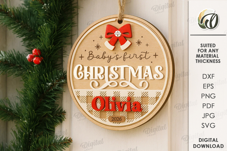 Baby's First Christmas SVGs Image 5