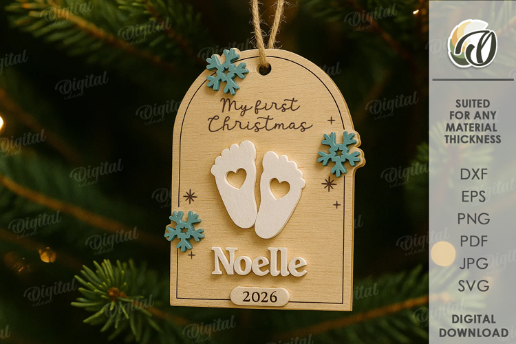 Baby's First Christmas SVGs Image 3