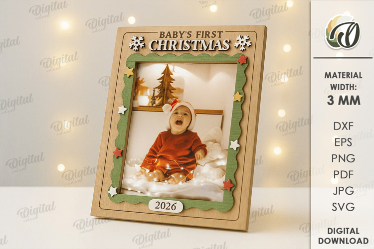 Baby's First Christmas SVGs Image 2