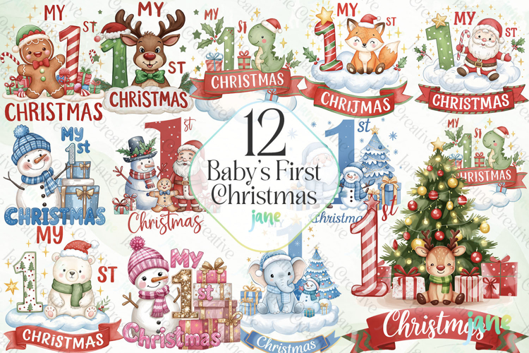 Baby’s First Christmas Sublimation