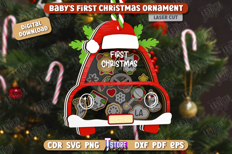 Babys First Christmas Svg Image 8