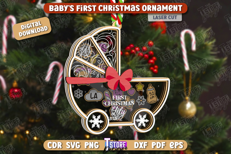 Babys First Christmas Svg Image 7