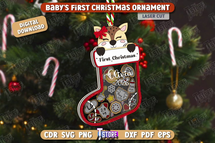 Babys First Christmas Svg Image 6