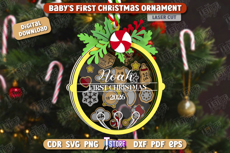 Babys First Christmas Svg Image 4