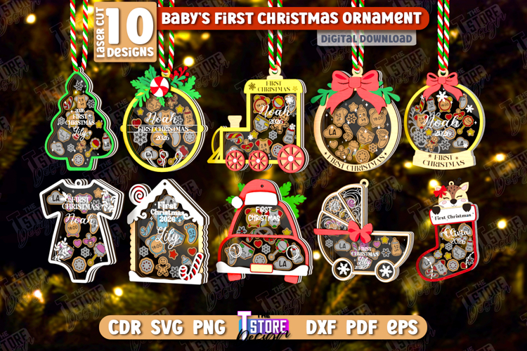 Babys First Christmas Svg Image 11