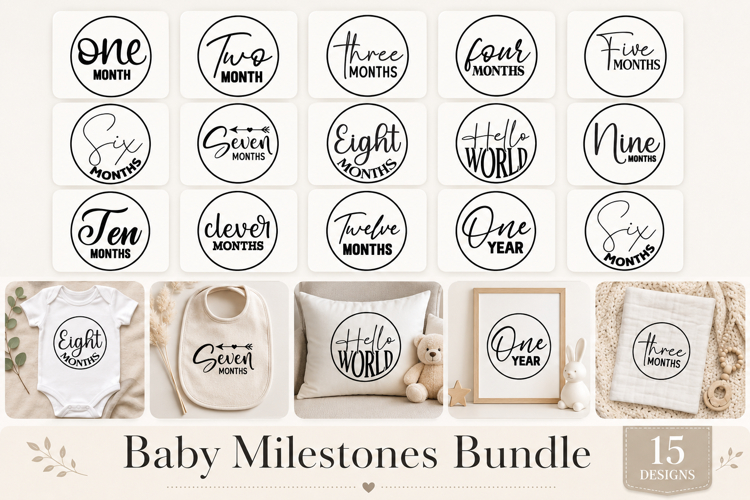 Baby Milestone Bundle