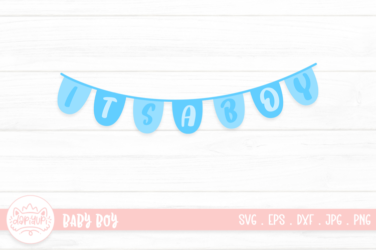 Baby Shower Banner Illustration