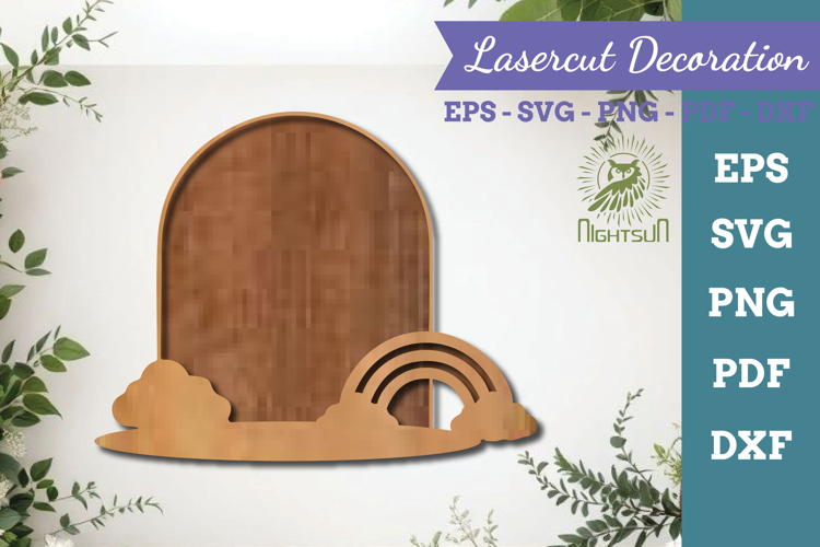 Baby Shower Lasercut Decoration SVG