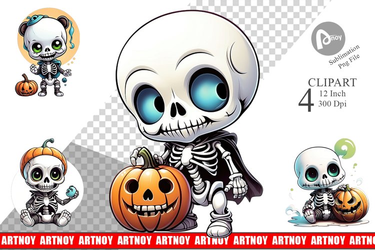 Baby Skeleton Clipart