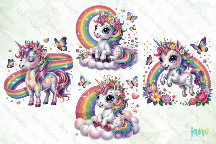 Baby Unicorns Clipart