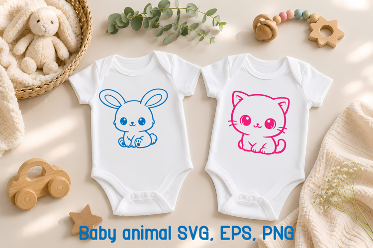 Adorable Baby Animal SVG Design