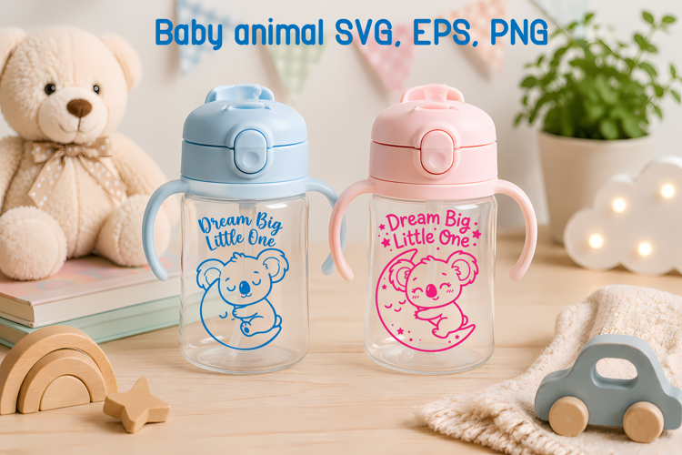 Cute Baby Animal SVG Design | Koala SVG