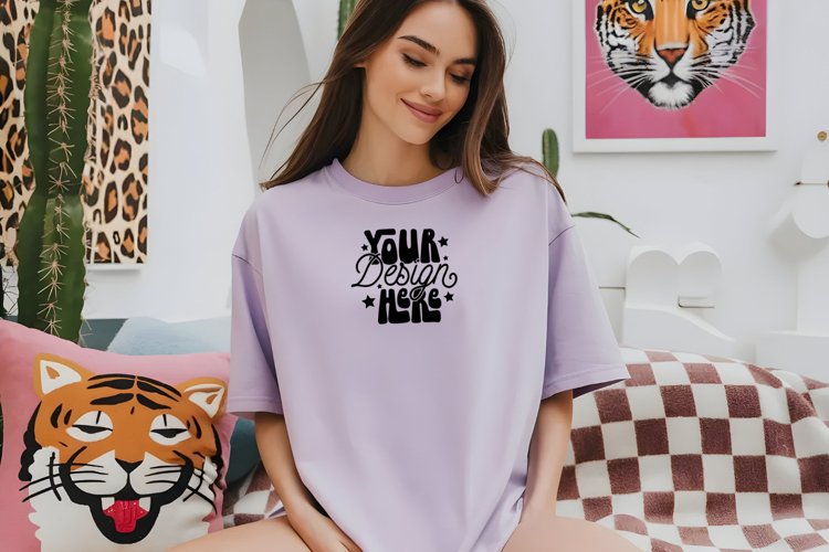 Mens T-Shirt Mockup Image 8