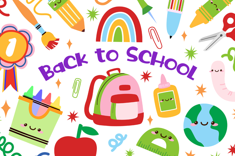 Back to School Clipart Playful Design