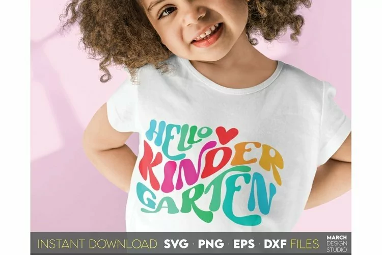 Hello Kindergarten | Back to School SVG