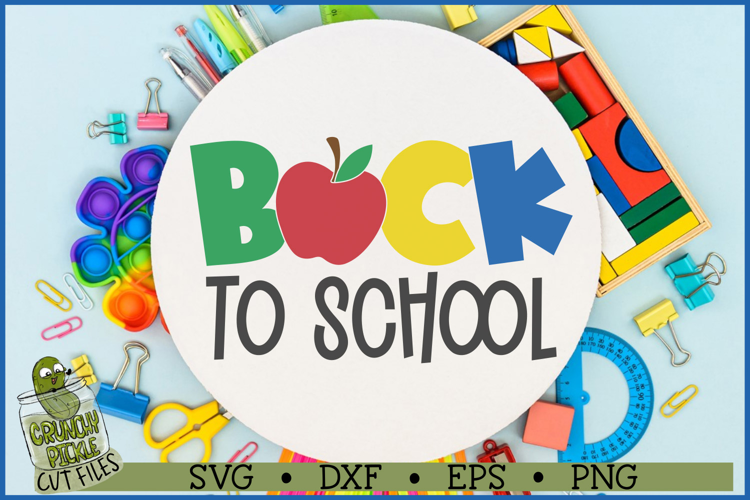 Back To School Apple SVG File