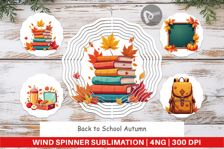 Wind Spinner Back to Autumn