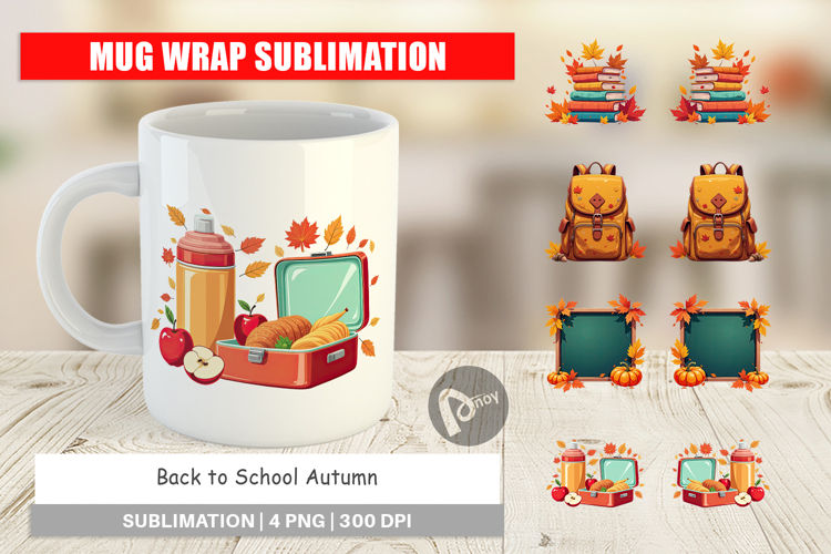 Mug Wrap Back to Autumn