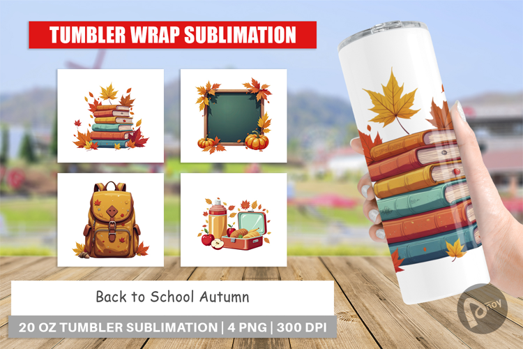 Tumbler Back to Autumn