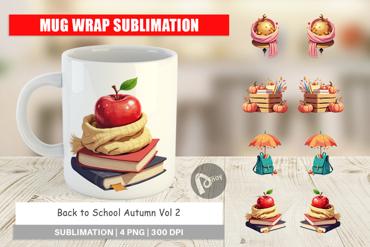 Mug Wrap Back to Autumn