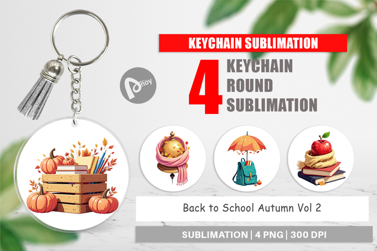 Keychain Back to Autumn