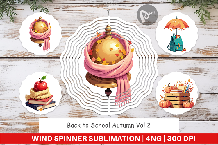 Wind Spinner Back to Autumn