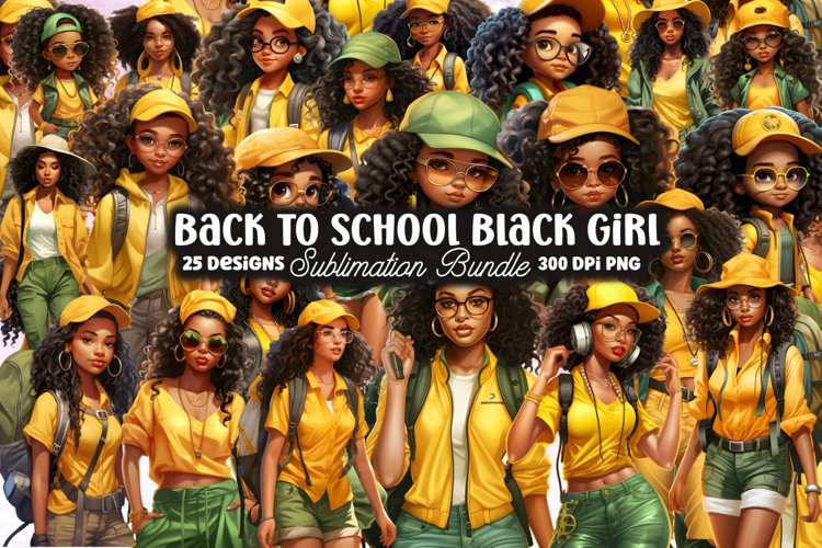 Black Girl Clipart Image 24