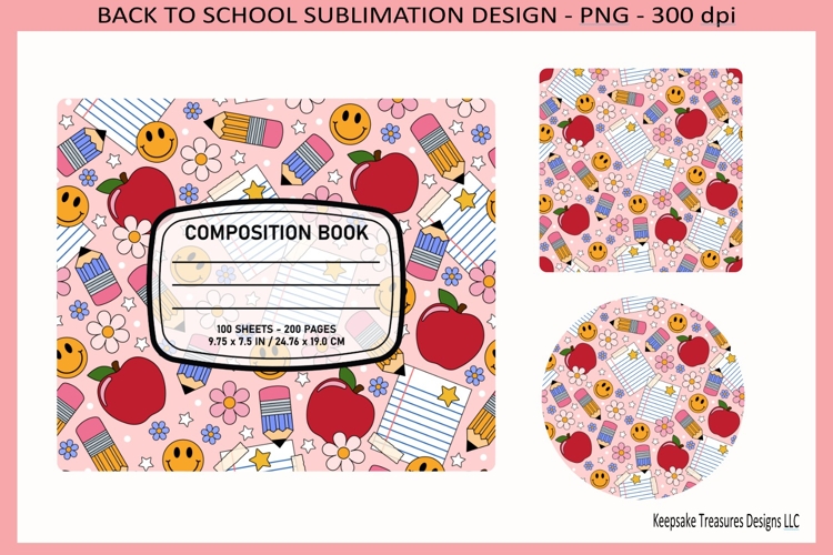 Teacher Back To School Mouse Pad, Retro School, Sublimation