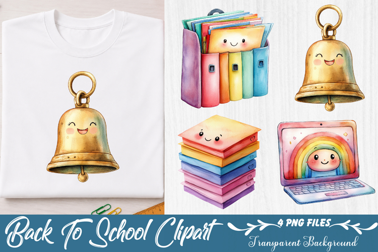 Back To School Clipart example image 1