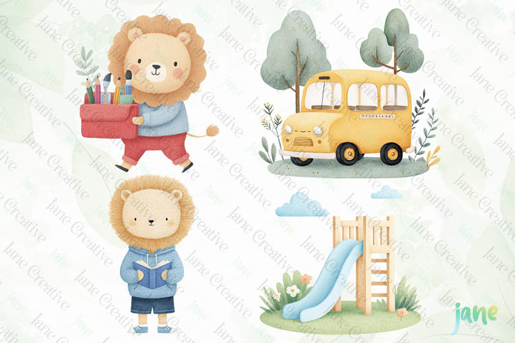 Kids Reading Clipart Image 15