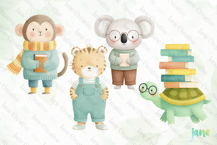 Kids Reading Clipart Image 18