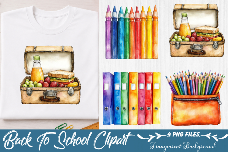 Back To School Clipart example image 1
