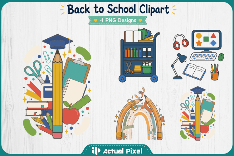 Back to School Clipart Collection