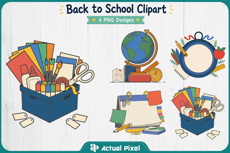 Back to School Clipart Collection