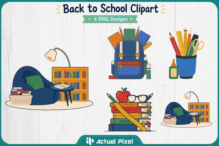 Back to School Clipart Collection