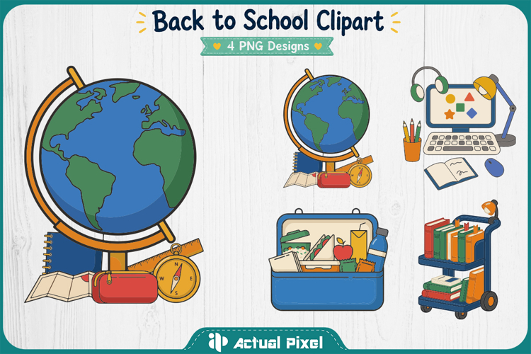 Back to School Clipart Collection