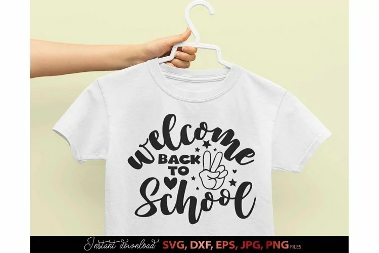 Welcome Back To School SVG PNG Shirt Design