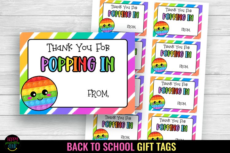 Happy First Day of School Gift Tag I Back to School Gift Tag