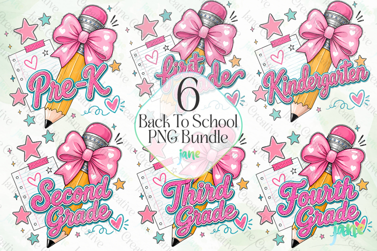 Back To School Png Bundle