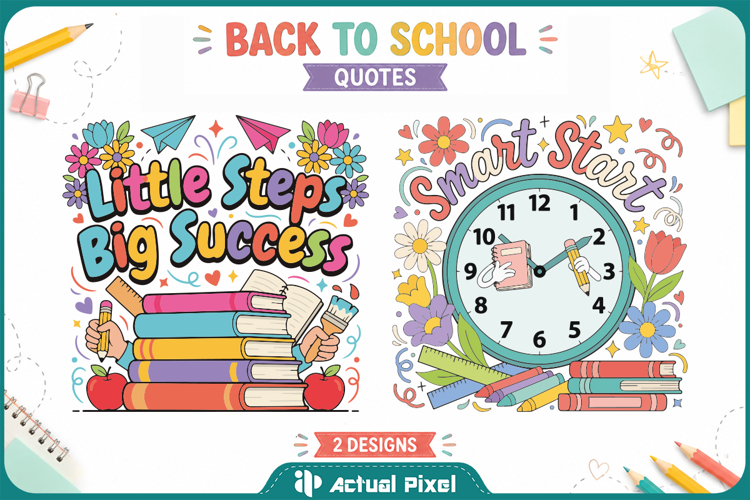 2 Back to School SVG PNG