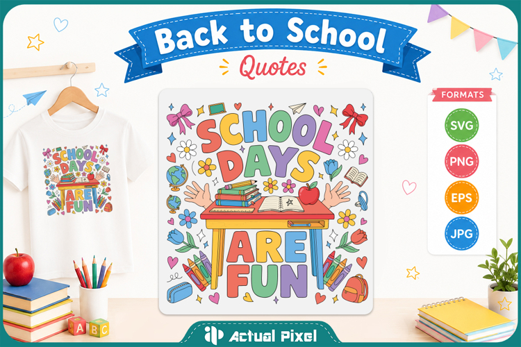 Back to School SVG PNG