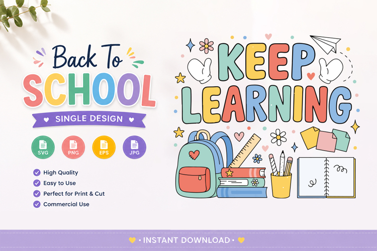 Back to School Adventure SVG | School Quote | PNG EPS JPG