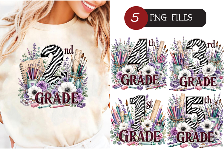 Back to School Sublimation Bundle Teacher Sublimation