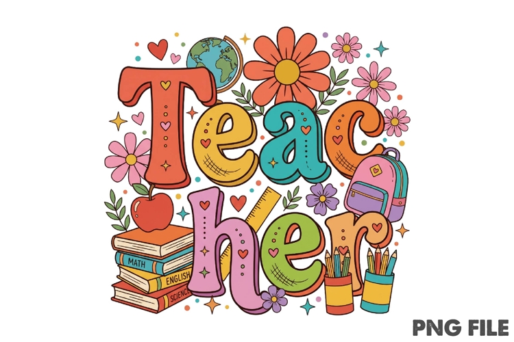 Back To School Sublimation Design