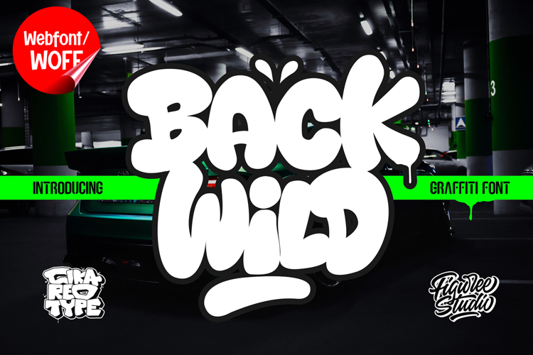 Back Wild | Rounded Graffiti Webfont