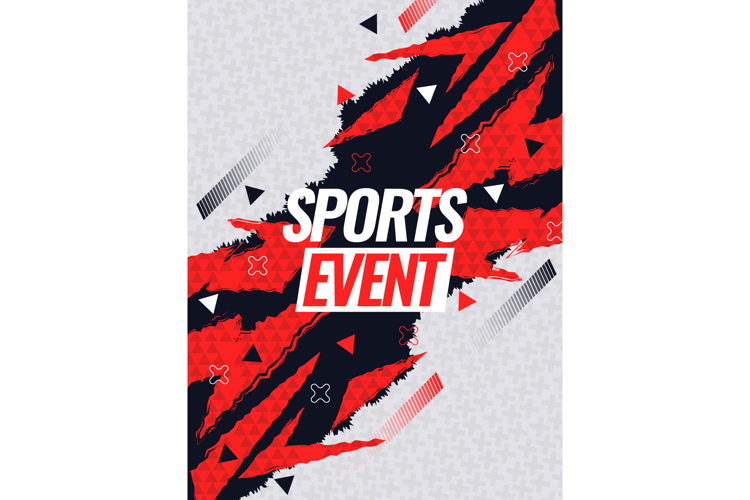 Modern and Energetic Sport Poster Design