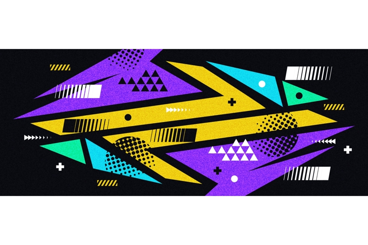 Colorful and Vibrant Background in Pop Art Style