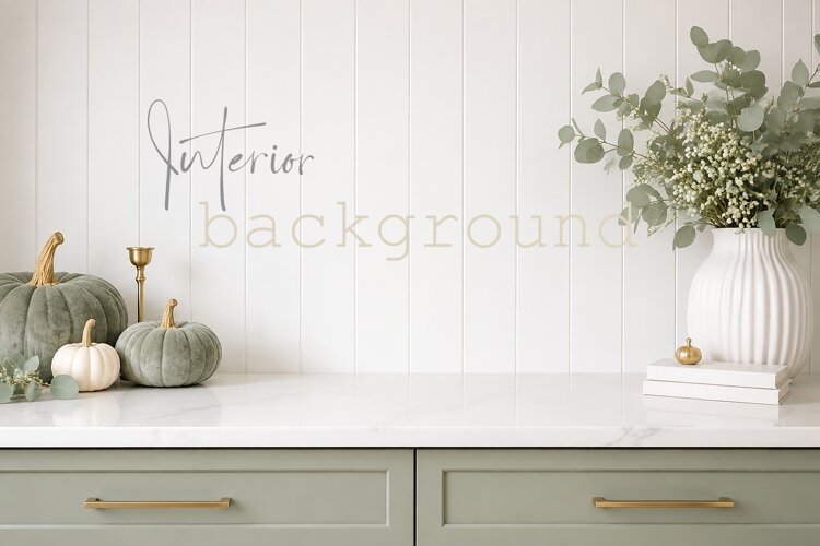 Fall Kitchen Counter Background example image 1