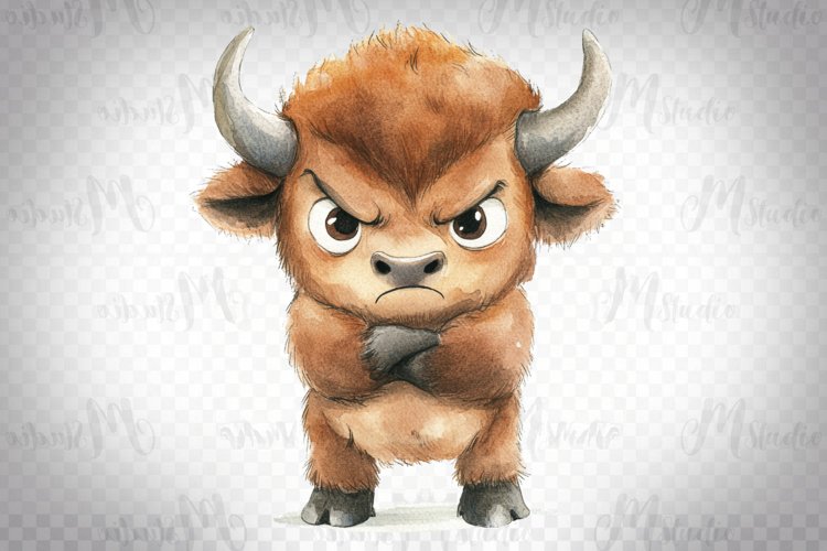 Bison Clipart Image 12
