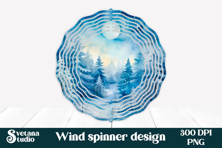 Winter forest wind spinner | Wind spinner design